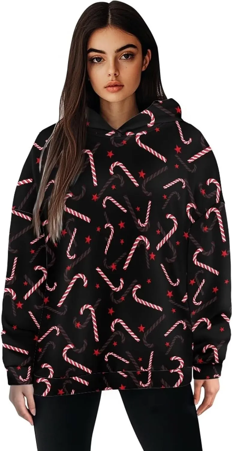 Womens Oversized Hoodies Sweatshirts Long Sleeve Hooded Pullover Fall/Winter Outfits Size S-2XL