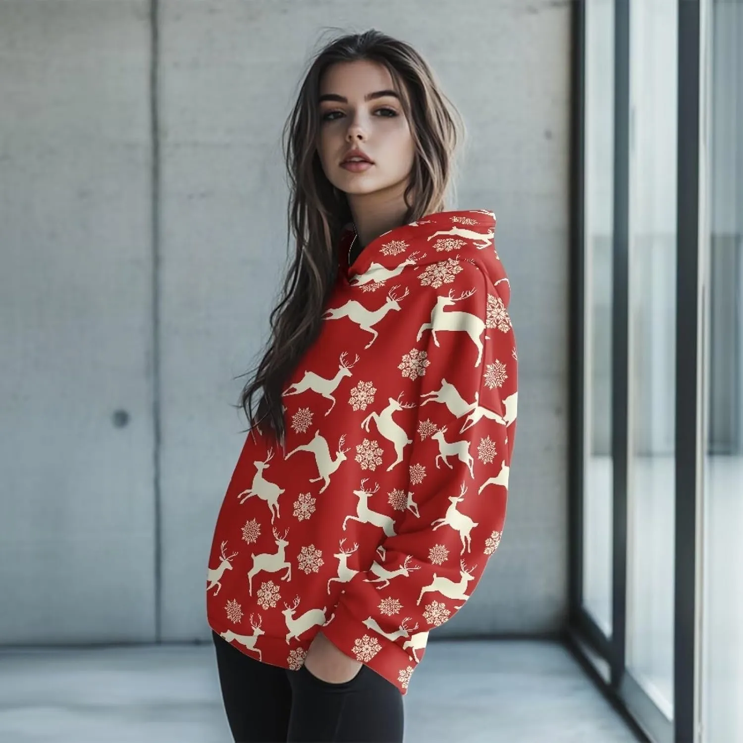 Women's Oversized Sweatshirt Long Sleeve Pullover Sweatshirts Casual Fashion Tops Hoodies