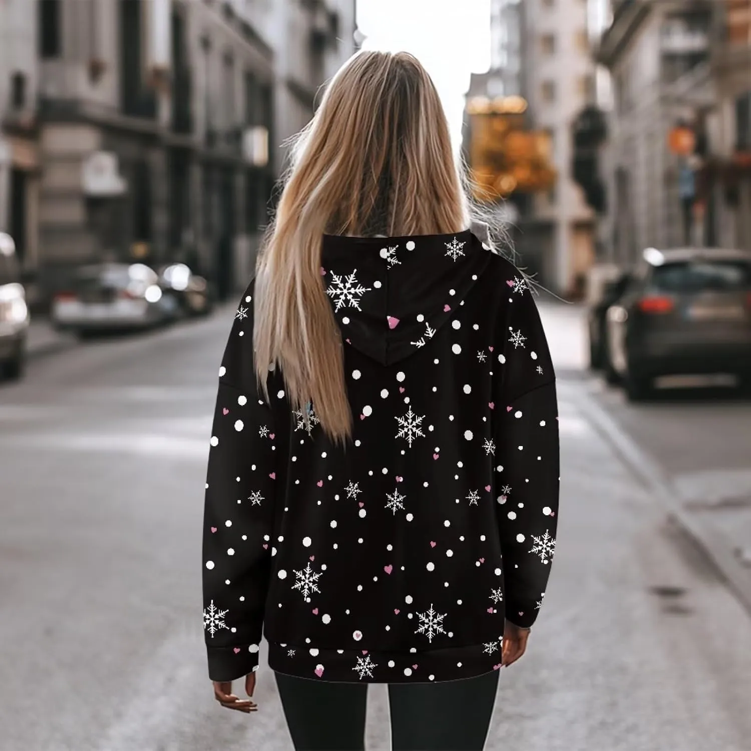 Women's Oversized Sweatshirt Long Sleeve Pullover Sweatshirts Casual Fashion Tops Hoodies