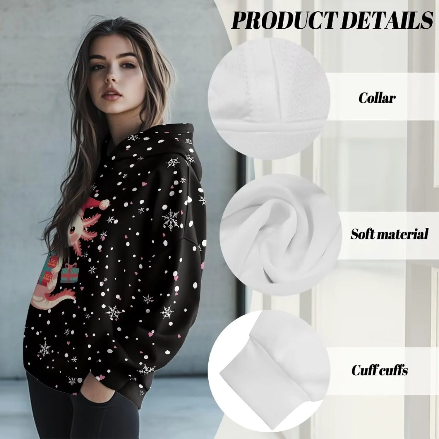 Women's Oversized Sweatshirt Long Sleeve Pullover Sweatshirts Casual Fashion Tops Hoodies