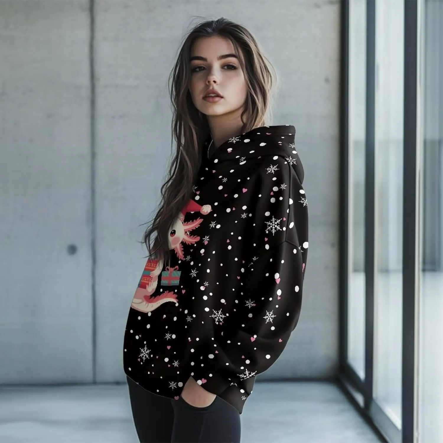 Women's Oversized Sweatshirt Long Sleeve Pullover Sweatshirts Casual Fashion Tops Hoodies